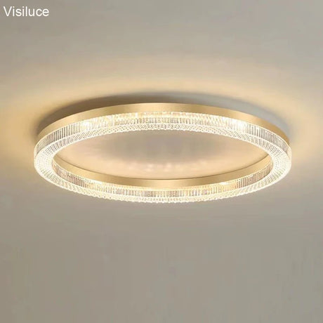 Acrylic LED Dimmable Ceiling Lamp With Remote Control - Hans Lumiere