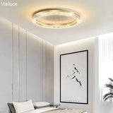 Acrylic LED Dimmable Ceiling Lamp With Remote Control - Hans Lumiere