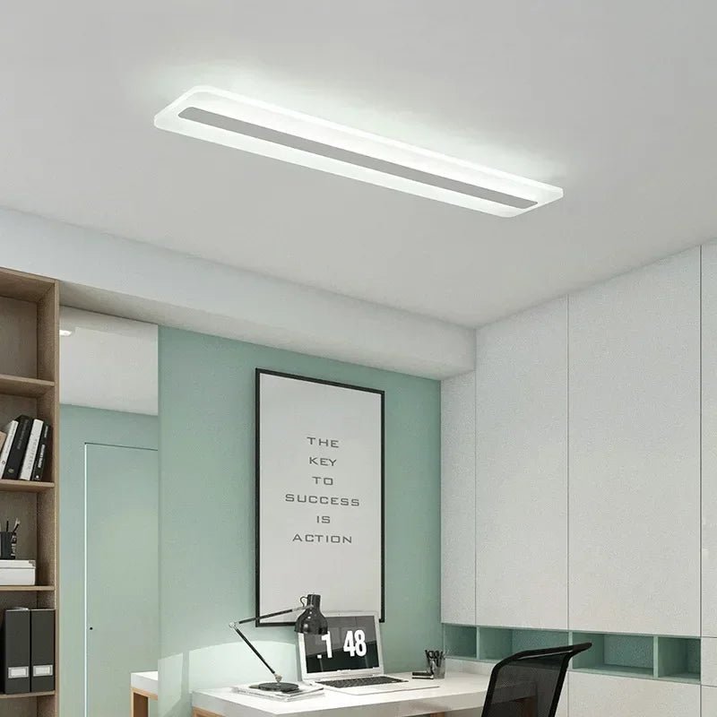 Acrylic Ultra Thin Long Bar LED Ceiling Light - Hans Lumiere