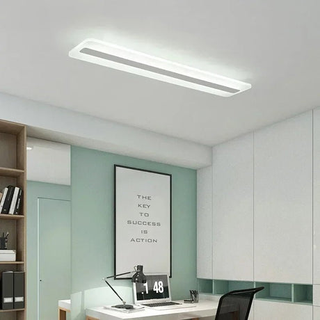 Acrylic Ultra Thin Long Bar LED Ceiling Light - Hans Lumiere