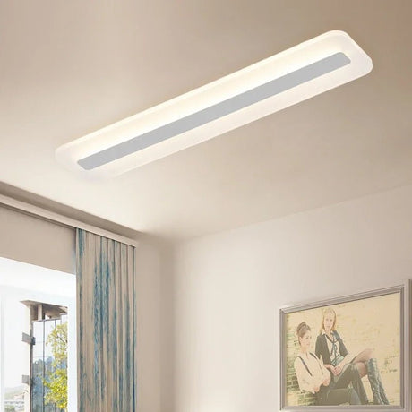 Acrylic Ultra Thin Long Bar LED Ceiling Light - Hans Lumiere
