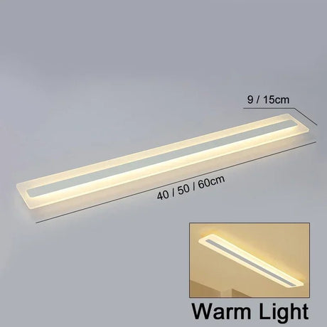 Acrylic Ultra Thin Long Bar LED Ceiling Light - Hans Lumiere