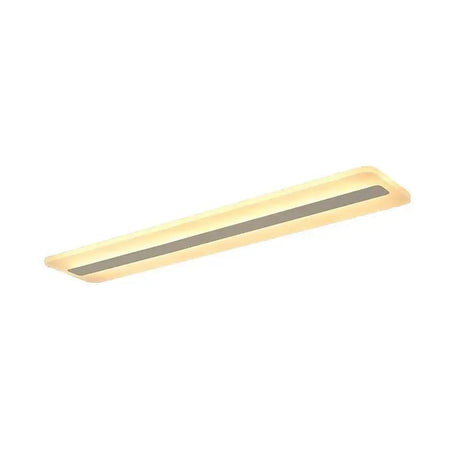 Acrylic Ultra Thin Long Bar LED Ceiling Light - Hans Lumiere