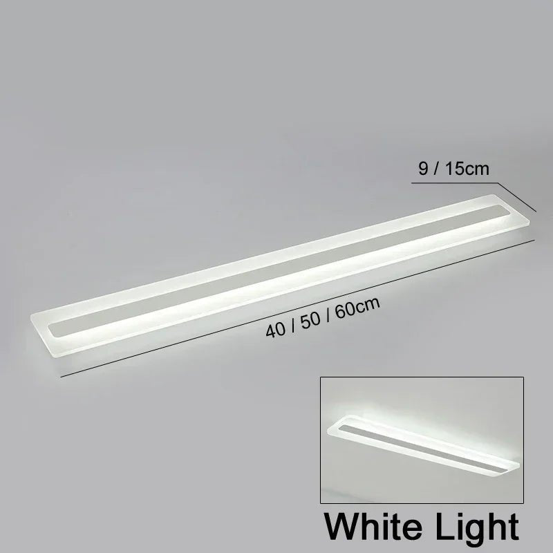 Acrylic Ultra Thin Long Bar LED Ceiling Light - Hans Lumiere