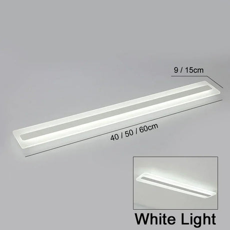 Acrylic Ultra Thin Long Bar LED Ceiling Light - Hans Lumiere