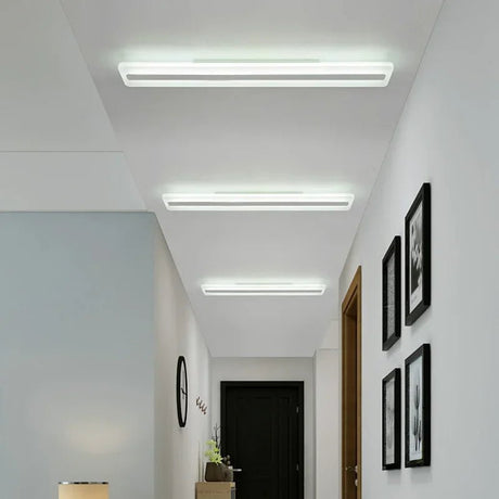 Acrylic Ultra Thin Long Bar LED Ceiling Light - Hans Lumiere