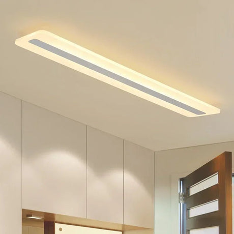 Acrylic Ultra Thin Long Bar LED Ceiling Light - Hans Lumiere