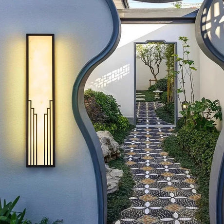 Acrylic Waterproof Marble LED Wall Light - Hans Lumiere