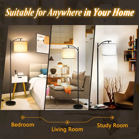 Adjustable Modern LED Floor Lamp Dimmable 3 Color - Hans Lumiere