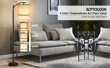 Adjustable Modern LED Floor Lamp Dimmable 3 Color - Hans Lumiere