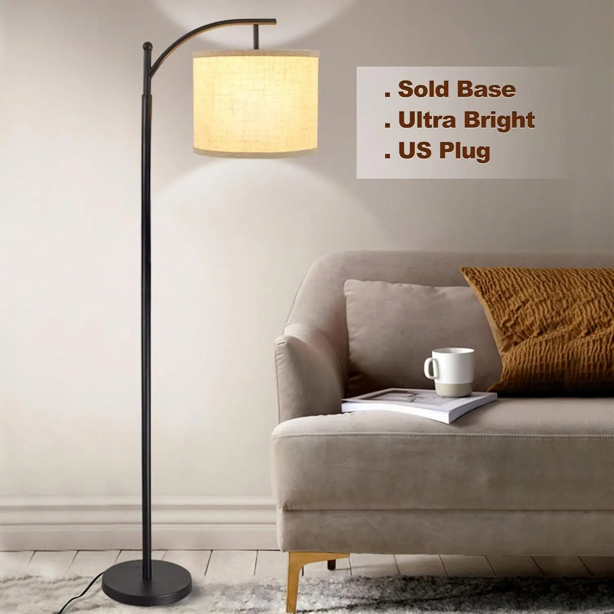 Adjustable Modern LED Floor Lamp Dimmable 3 Color - Hans Lumiere