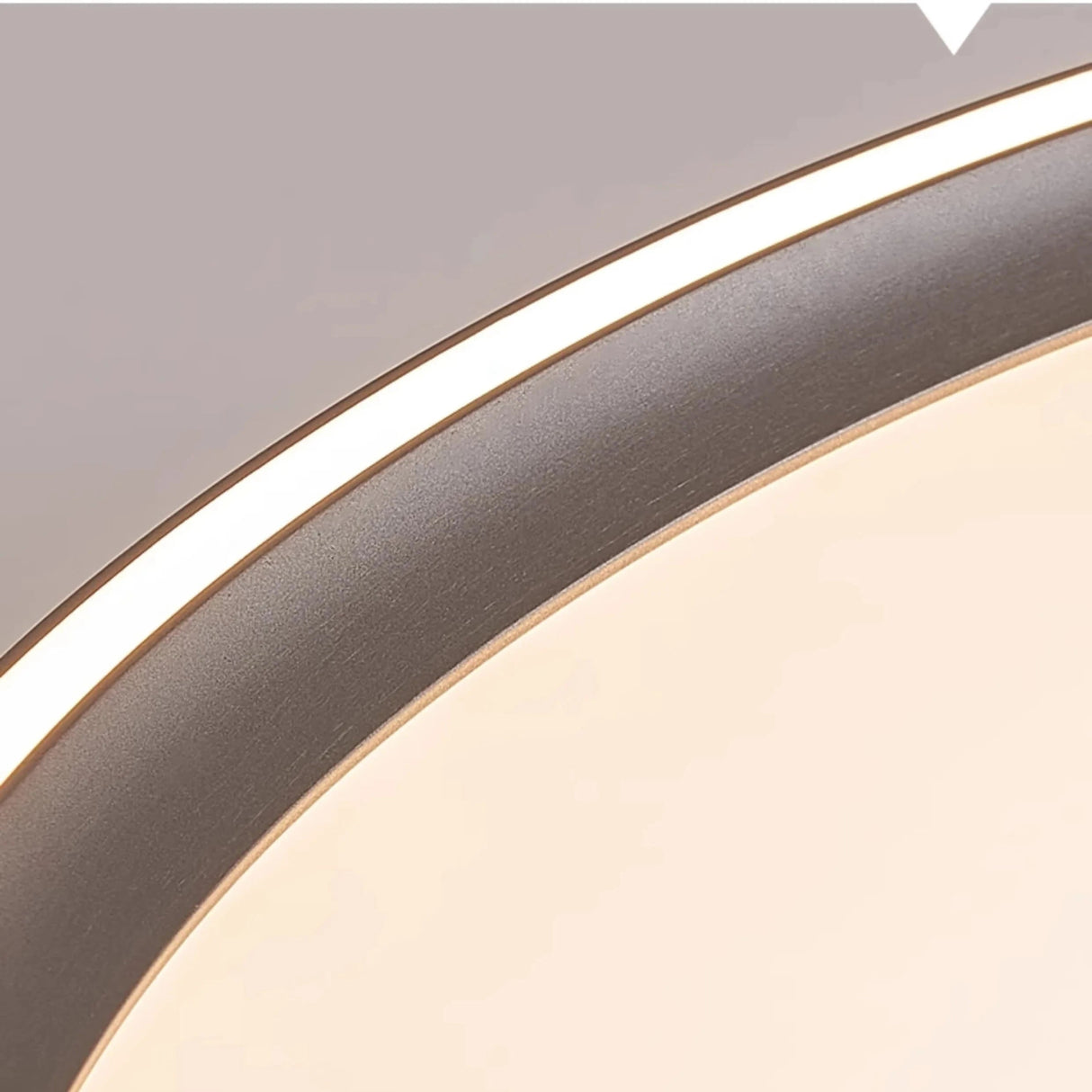 Aluminum Acrylic Ultrathin LED Circle Ring Ceiling Light - Hans Lumiere