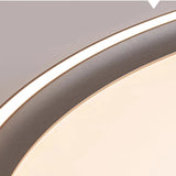 Aluminum Acrylic Ultrathin LED Circle Ring Ceiling Light - Hans Lumiere
