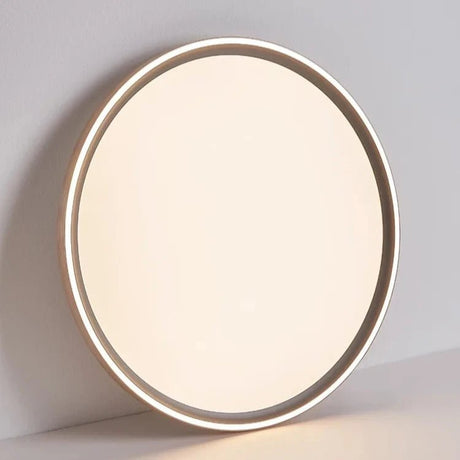 Aluminum Acrylic Ultrathin LED Circle Ring Ceiling Light - Hans Lumiere