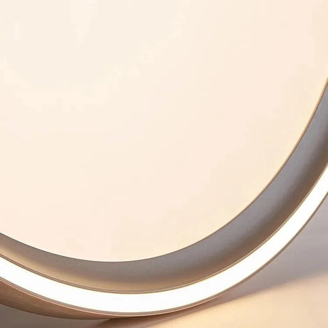 Aluminum Acrylic Ultrathin LED Circle Ring Ceiling Light - Hans Lumiere
