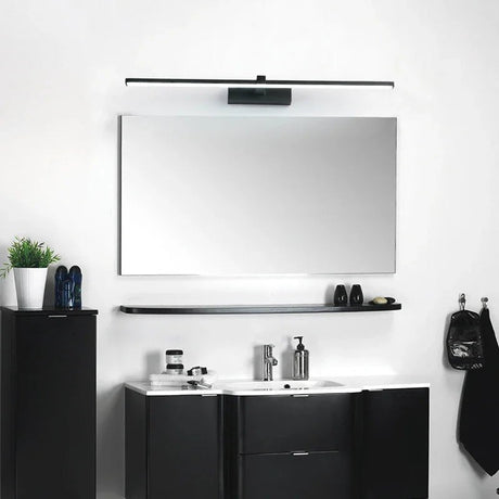 Aluminum Bathroom Bath Mirror Line LED Lamp - Hans Lumiere