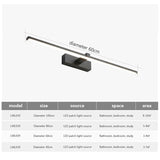 Aluminum Bathroom Bath Mirror Line LED Lamp - Hans Lumiere