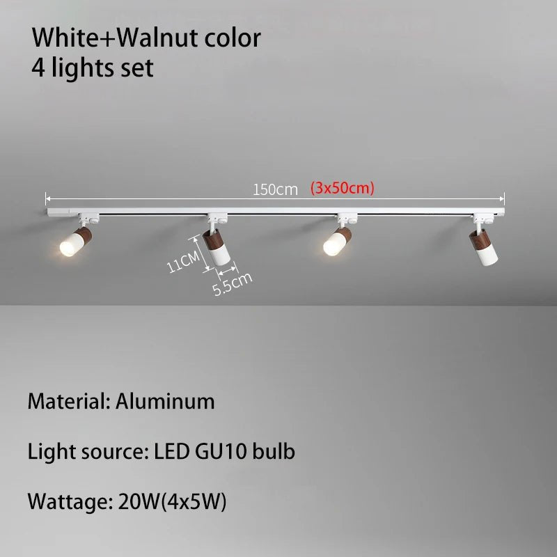 Aluminum COB LED Track Lights - Hans Lumiere