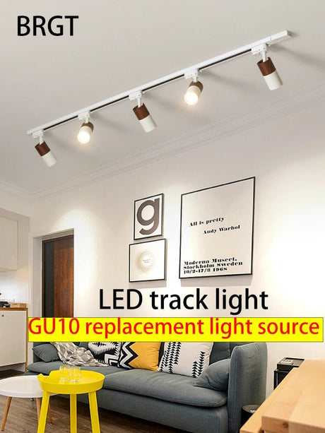 Aluminum COB LED Track Lights - Hans Lumiere