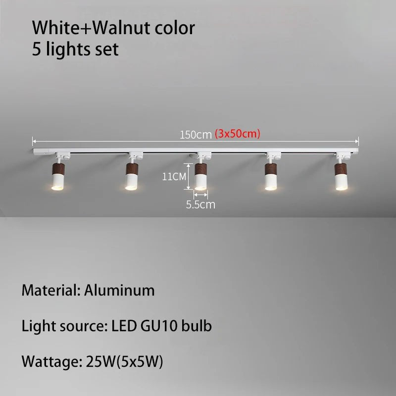 Aluminum COB LED Track Lights - Hans Lumiere