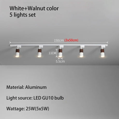 Aluminum COB LED Track Lights - Hans Lumiere