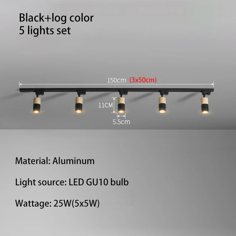 Aluminum COB LED Track Lights - Hans Lumiere