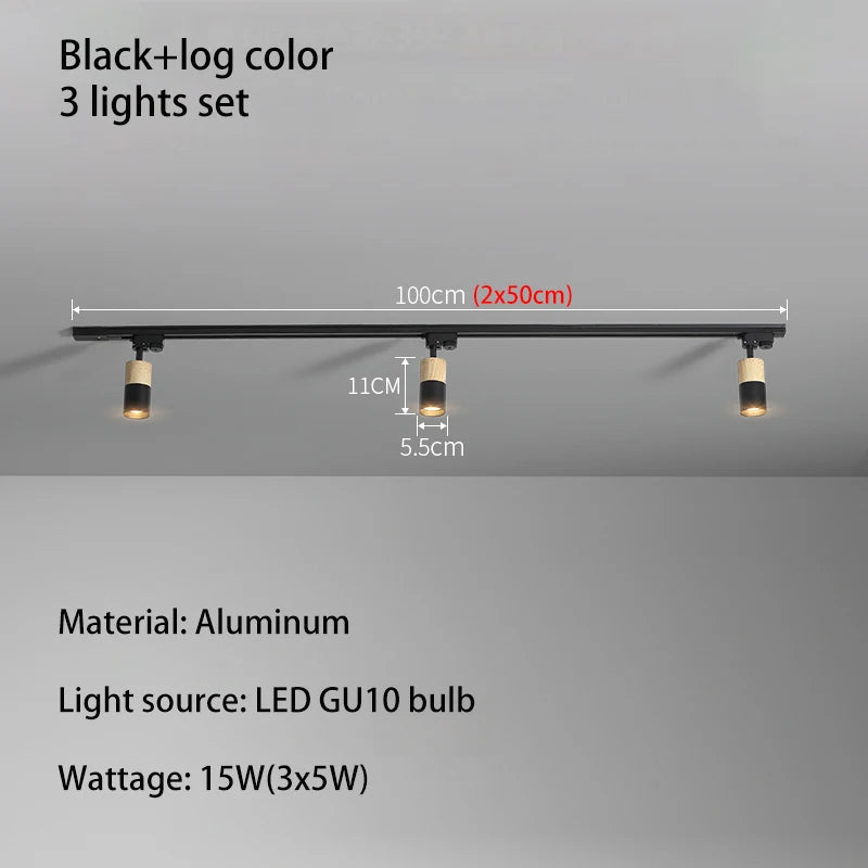 Aluminum COB LED Track Lights - Hans Lumiere