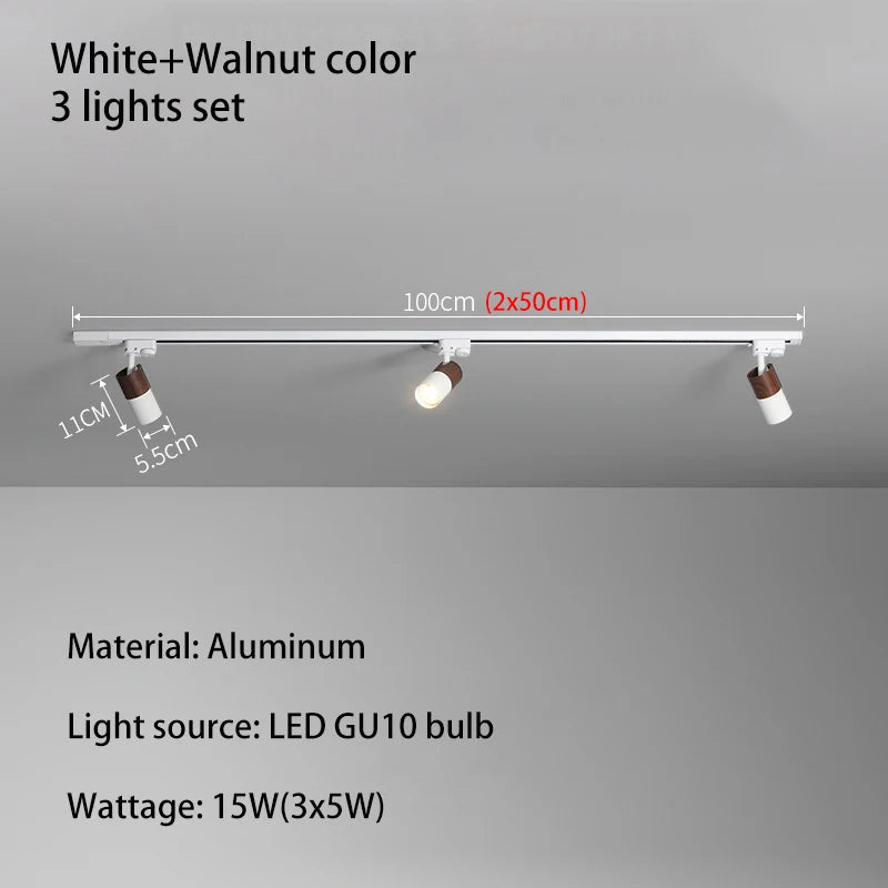 Aluminum COB LED Track Lights - Hans Lumiere