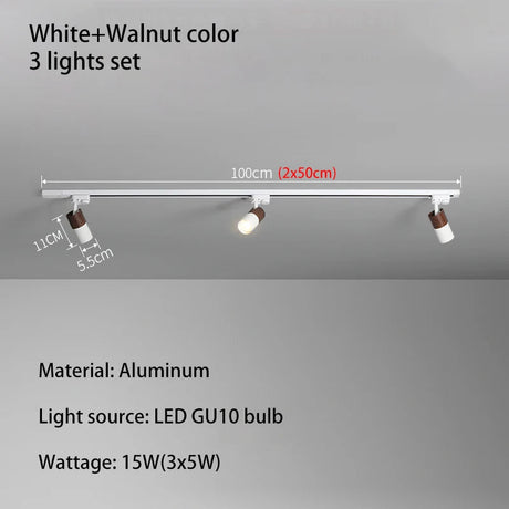 Aluminum COB LED Track Lights - Hans Lumiere