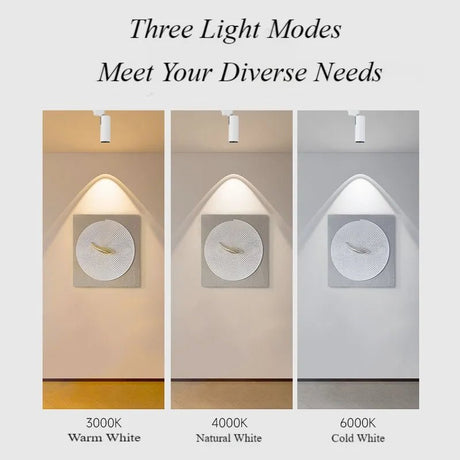 Aluminum LED Track Light 3 Color Rainbow Hill Spotlight - Hans Lumiere