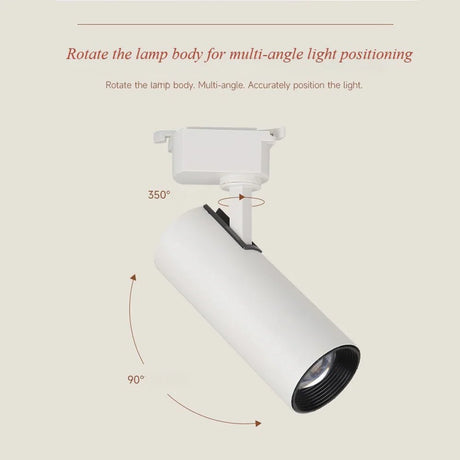 Aluminum LED Track Light 3 Color Rainbow Hill Spotlight - Hans Lumiere