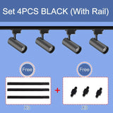 Aluminum LED Track Light 3 Color Rainbow Hill Spotlight - Hans Lumiere