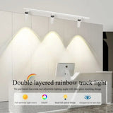 Aluminum LED Track Light 3 Color Rainbow Hill Spotlight - Hans Lumiere