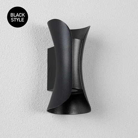 Aluminum LED Wall Sconce 12W, IP65 Waterproof Outdoor Indoor Light - Hans Lumiere