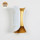 Aluminum LED Wall Sconce 12W, IP65 Waterproof Outdoor Indoor Light - Hans Lumiere