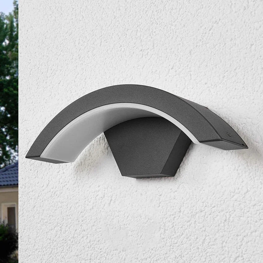Aluminum Waterproof LED Wall Light With Motion Sensor - Hans Lumiere