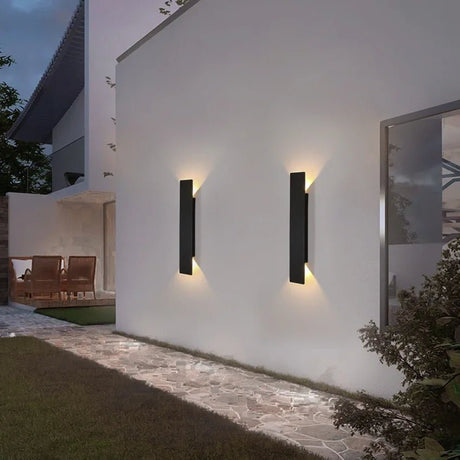 Aluminum Waterproof Strip LED Wall Lamp - Hans Lumiere