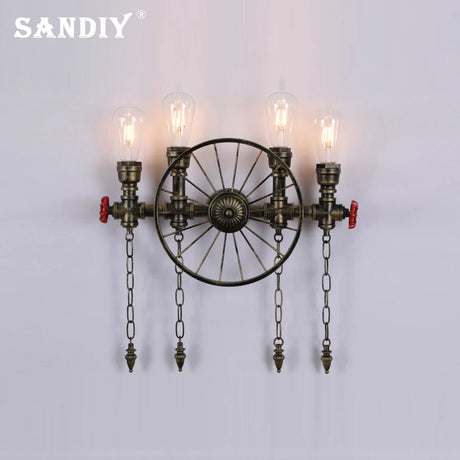 American Industrial Style Vintage Wall Sconce - Hans Lumiere
