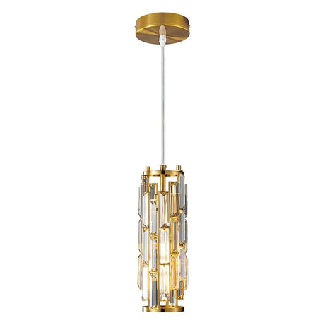 American Luxury Crystal Iron Dropping Pendant Lamp - Hans Lumiere