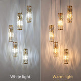 American Luxury Crystal Iron Dropping Pendant Lamp - Hans Lumiere