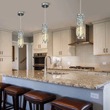 American Luxury Crystal Iron Dropping Pendant Lamp - Hans Lumiere