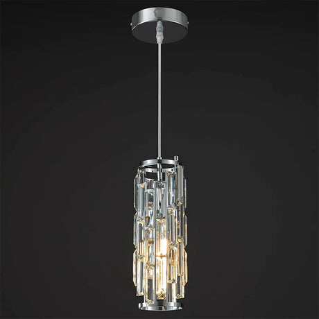 American Luxury Crystal Iron Dropping Pendant Lamp - Hans Lumiere