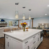 American Luxury Crystal Iron Dropping Pendant Lamp - Hans Lumiere