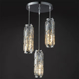American Luxury Crystal Iron Dropping Pendant Lamp - Hans Lumiere