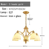 American Retro Ceiling Chandelier - Hans Lumiere