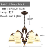 American Retro Ceiling Chandelier - Hans Lumiere