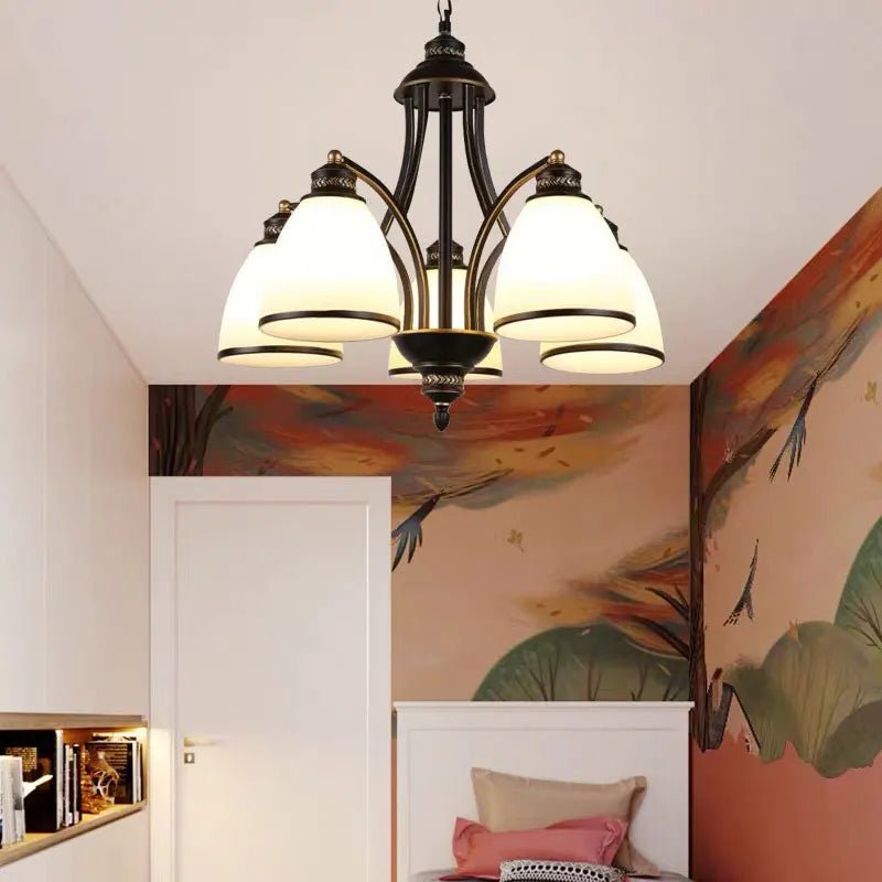American Retro Ceiling Chandelier - Hans Lumiere