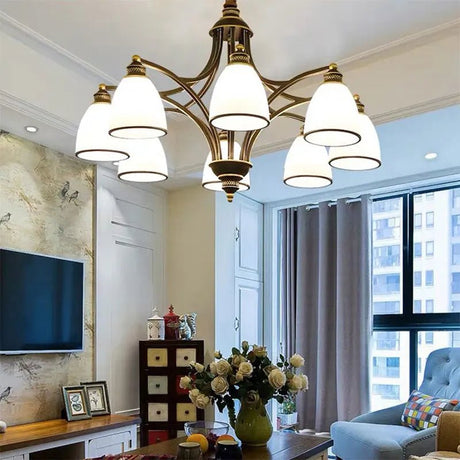 American Retro Ceiling Chandelier - Hans Lumiere