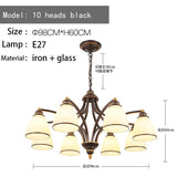 American Retro Ceiling Chandelier - Hans Lumiere