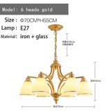 American Retro Ceiling Chandelier - Hans Lumiere